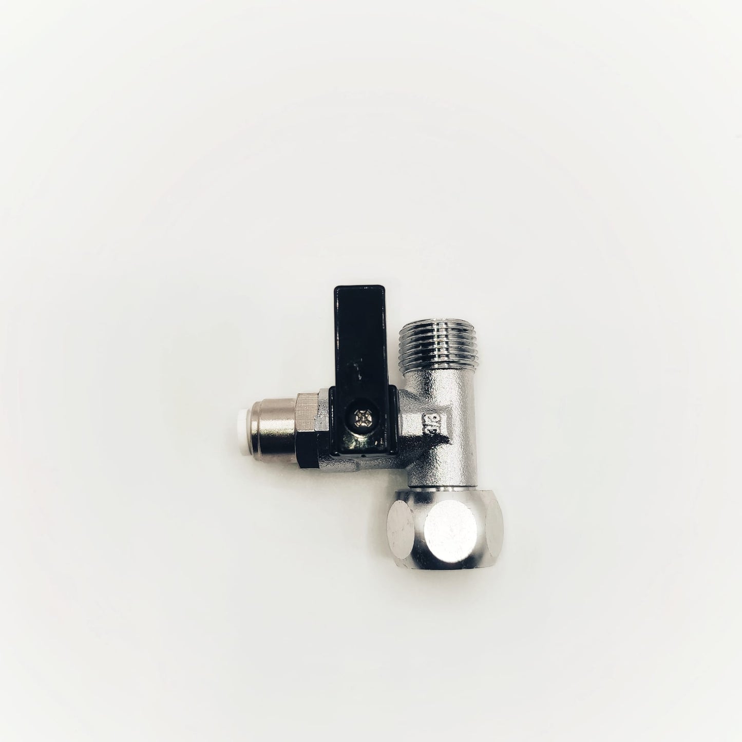 Set de 3 conectores toma de agua con llave para equipos de ósmosis