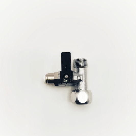 Set de 3 conectores toma de agua con llave para equipos de ósmosis