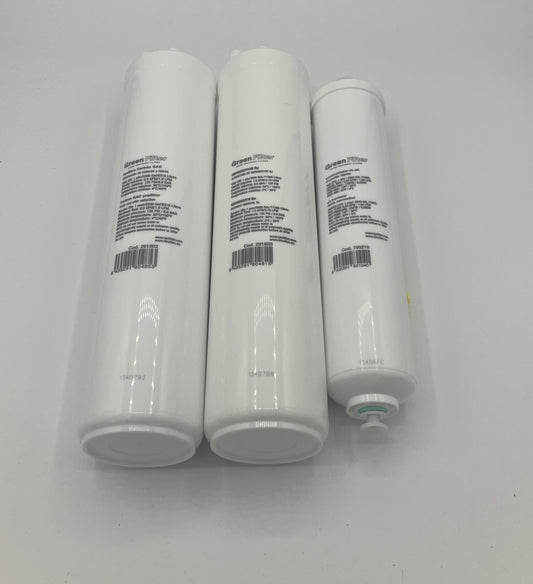 Set de Filtros CS para Ósmosis Inversa + Postfiltro Remineralizador Conexión Rápida