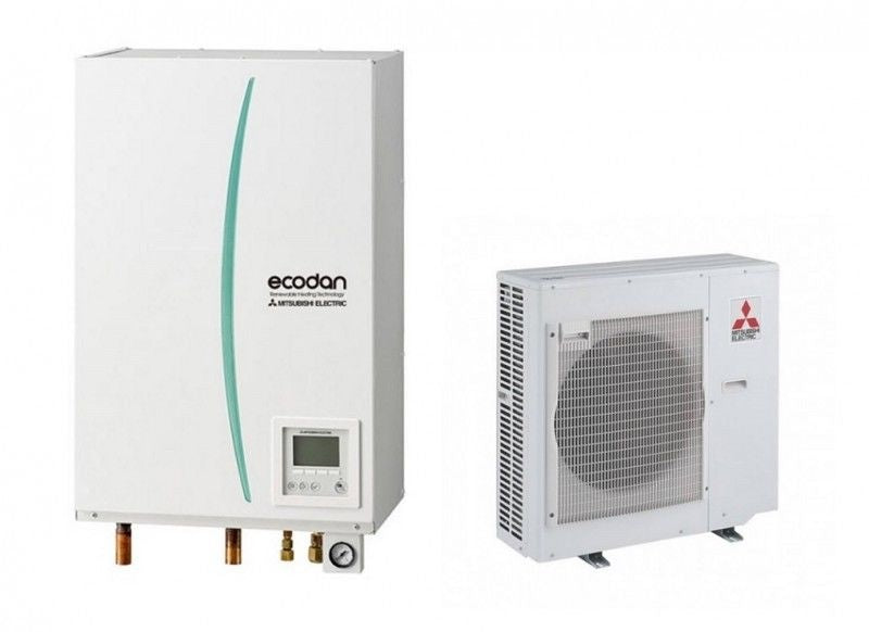BOMBA DE CALOR MITSUBISHI ELEECTRIC UNIDAD EXTERIOR + UNIDAD INTERIOR