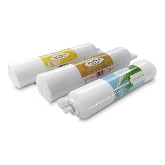 Set de Filtros CS para Ósmosis Inversa + Postfiltro Remineralizador Conexión Rápida