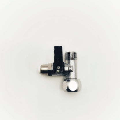 Set de 3 conectores  toma de agua con llave para equipos de ósmosis