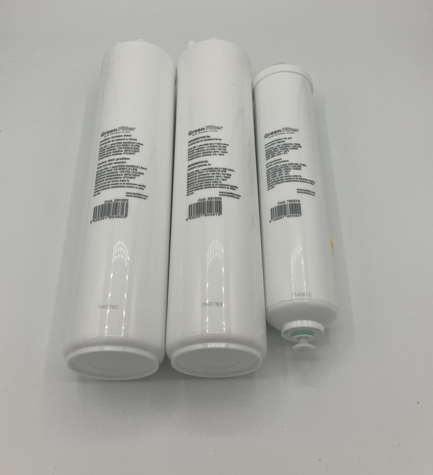 Set de Filtros CS para Ósmosis Inversa + Postfiltro Remineralizador Conexión Rápida