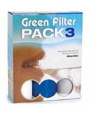 JUEGO DE TRES FILTROS GREEN FILTER PARA OSMOSIS ESTANDAR