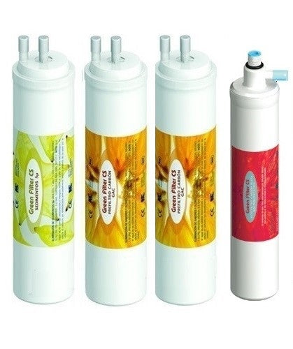 Set de 4 filtros CS  para equipo de ósmosis compacta