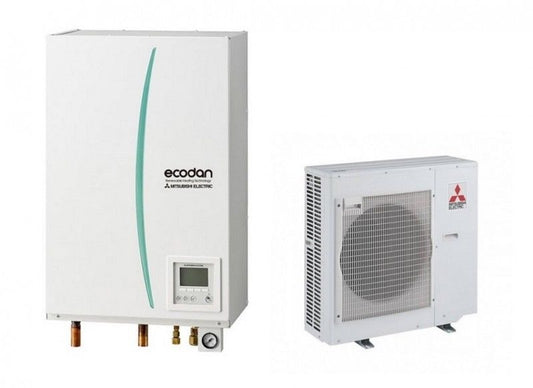 BOMBA DE CALOR MITSUBISHI ELEECTRIC UNIDAD EXTERIOR + UNIDAD INTERIOR