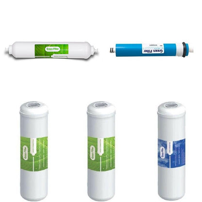 SET DE 4 FILTROS CONEXIÓN RÁPIDA + MEMBRANA RO